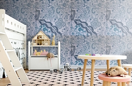 Обои 9110 D3 фото в интерьере детская превью
