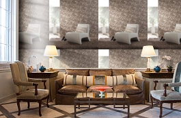 Обои M9010 фото в интерьере кабинета превью