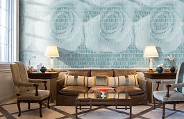 Обои 54186-4 фото в интерьере кабинета превью