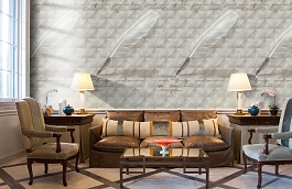 Обои 54188-3 фото в интерьере кабинета превью