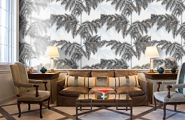 Обои 54190-2 фото в интерьере кабинета превью