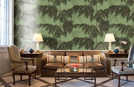 Обои 54190-5 фото в интерьере кабинета превью