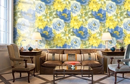 Обои 95383-2 фото в интерьере кабинета превью