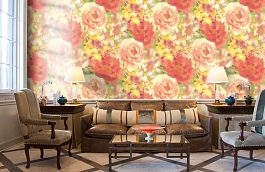 Обои 95383-4 фото в интерьере кабинета превью