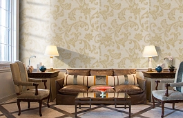 Обои PMA-9C фото в интерьере кабинета превью