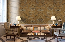 Обои Bergamo 81 фото в интерьере кабинета превью