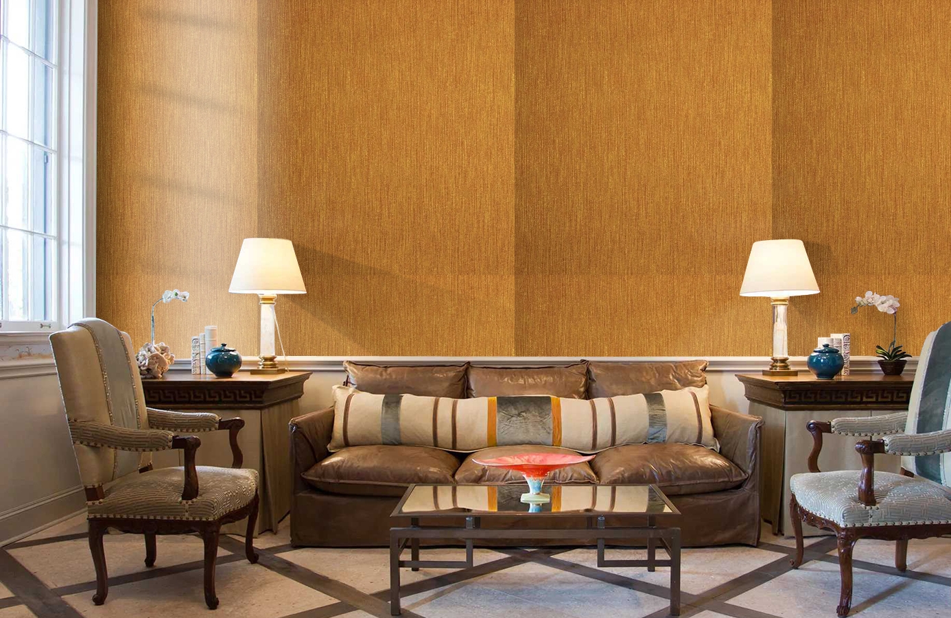 Обои Como Sunset-131 фото в интерьере кабинета