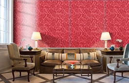Обои Wilton 1209 фото в интерьере кабинета превью