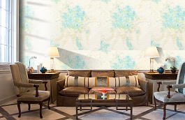 Обои 2454-3 фото в интерьере кабинета превью