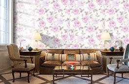 Обои 5695-10 фото в интерьере кабинета превью