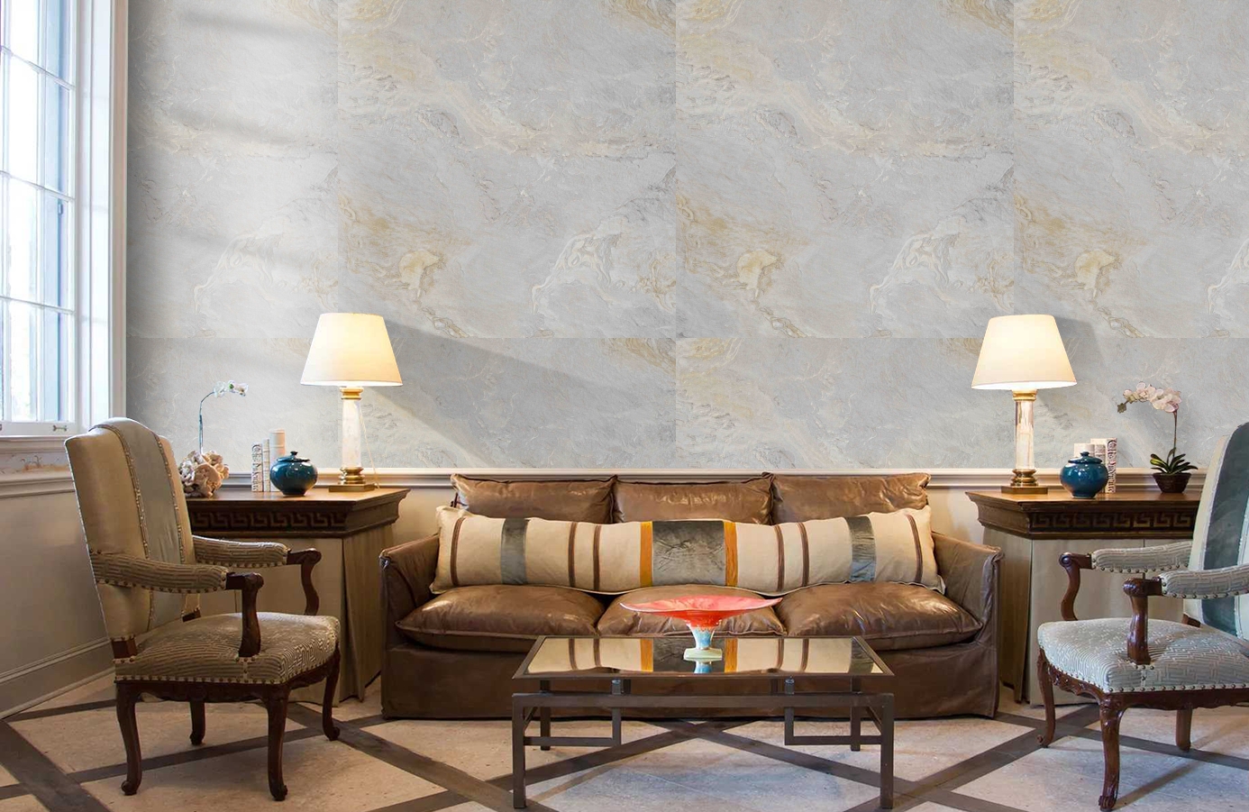 Обои 71514 фото в интерьере кабинета