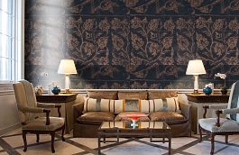 Обои ED58 фото в интерьере кабинета превью