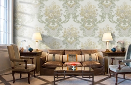 Обои KT9433-905 фото в интерьере кабинета превью