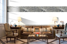 Обои macro-003 taraxacum silve фото в интерьере кабинета превью