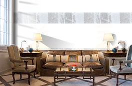 Обои macro-011 bamboo gypsum фото в интерьере кабинета превью