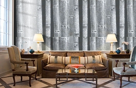 Обои macro-011 bamboo slate фото в интерьере кабинета превью