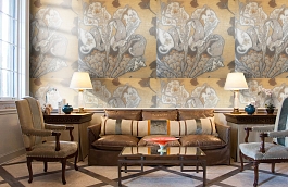 Обои NB103 фото в интерьере кабинета превью