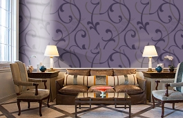 Обои 1-021 фото в интерьере кабинета превью