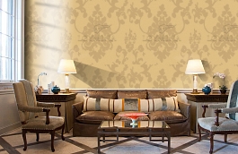 Обои 6-004 фото в интерьере кабинета превью