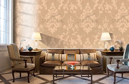 Обои 6-015 фото в интерьере кабинета превью