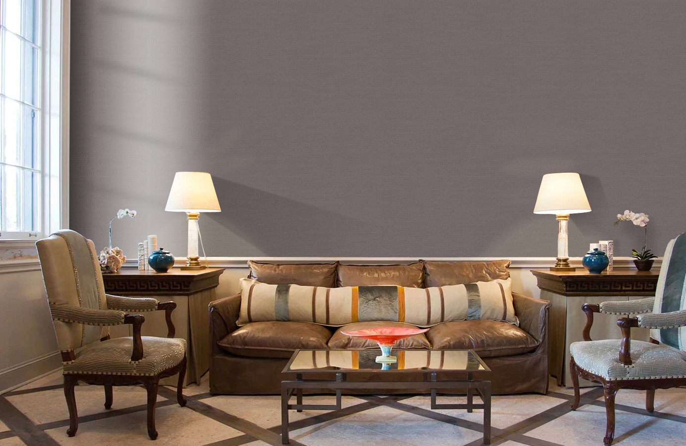 Обои 8 008 2 фото в интерьере кабинета