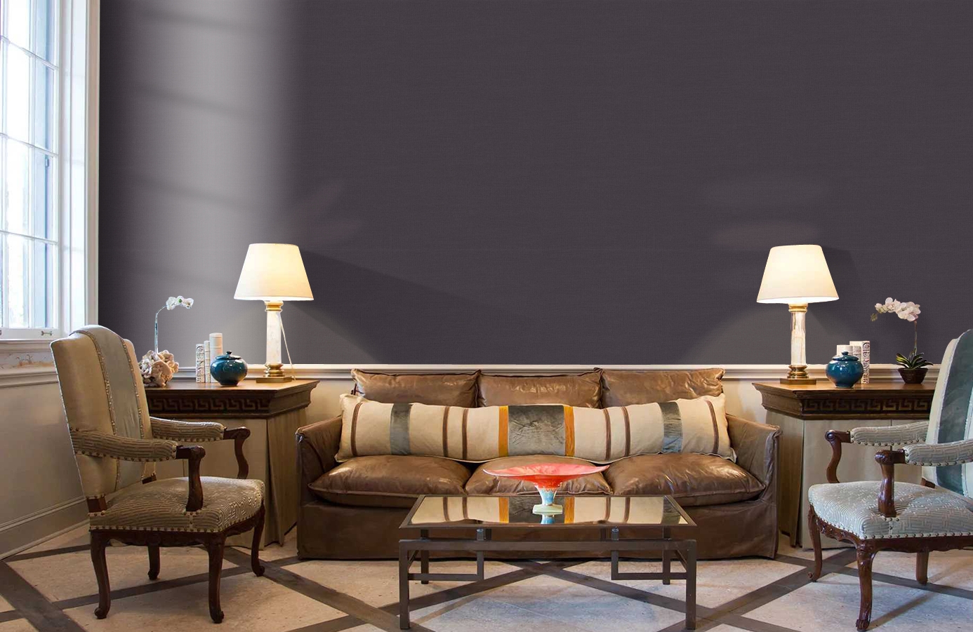 Обои 8 022 1 фото в интерьере кабинета