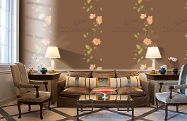 Обои A3-010 фото в интерьере кабинета превью