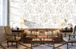 Обои Als5 001 1 фото в интерьере кабинета превью