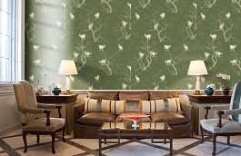 Обои Als5 005 фото в интерьере кабинета превью