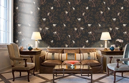 Обои Als5 011 фото в интерьере кабинета превью