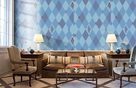 Обои Als7 021 фото в интерьере кабинета превью