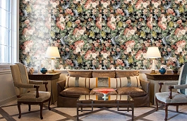 Обои BQ1 004/1 фото в интерьере кабинета превью