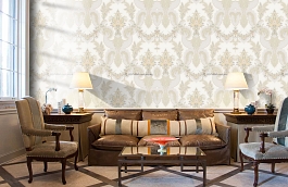 Обои BQ4 002 фото в интерьере кабинета превью