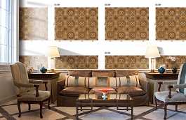 Обои DC 001 Illusion фото в интерьере кабинета превью