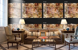 Обои DC 003 Illusion фото в интерьере кабинета превью