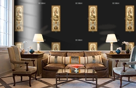 Обои DC 006A Illusion фото в интерьере кабинета превью