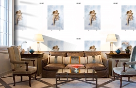 Обои DC 007 Illusion фото в интерьере кабинета превью