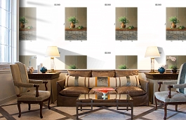 Обои DC 010 Illusion фото в интерьере кабинета превью