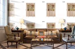 Обои DC 021 Illusion фото в интерьере кабинета превью