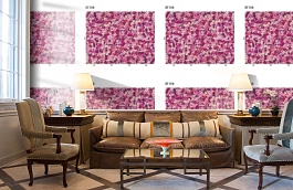 Обои DF 010 Illusion фото в интерьере кабинета превью