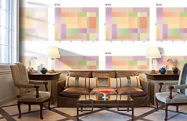 Обои DF 011 Illusion фото в интерьере кабинета превью