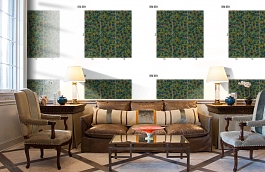 Обои DM 001 Illusion фото в интерьере кабинета превью