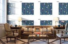 Обои DM 007 Illusion фото в интерьере кабинета превью