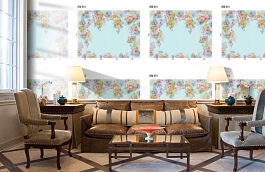 Обои DM 011 Illusion фото в интерьере кабинета превью