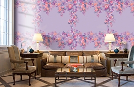 Обои DM 015 Illusion фото в интерьере кабинета превью