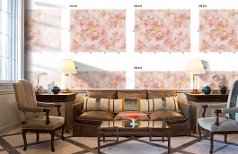 Обои DM 016 Illusion фото в интерьере кабинета превью