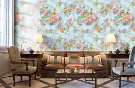 Обои DM 017 Illusion фото в интерьере кабинета превью