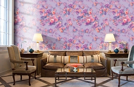 Обои DM 020 Illusion фото в интерьере кабинета превью