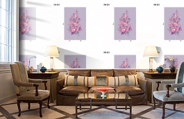 Обои DM 021 Illusion фото в интерьере кабинета превью