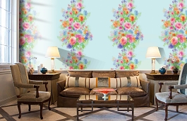 Обои DM 022 Illusion фото в интерьере кабинета превью